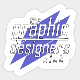 The Graphic Designers Club Sticker